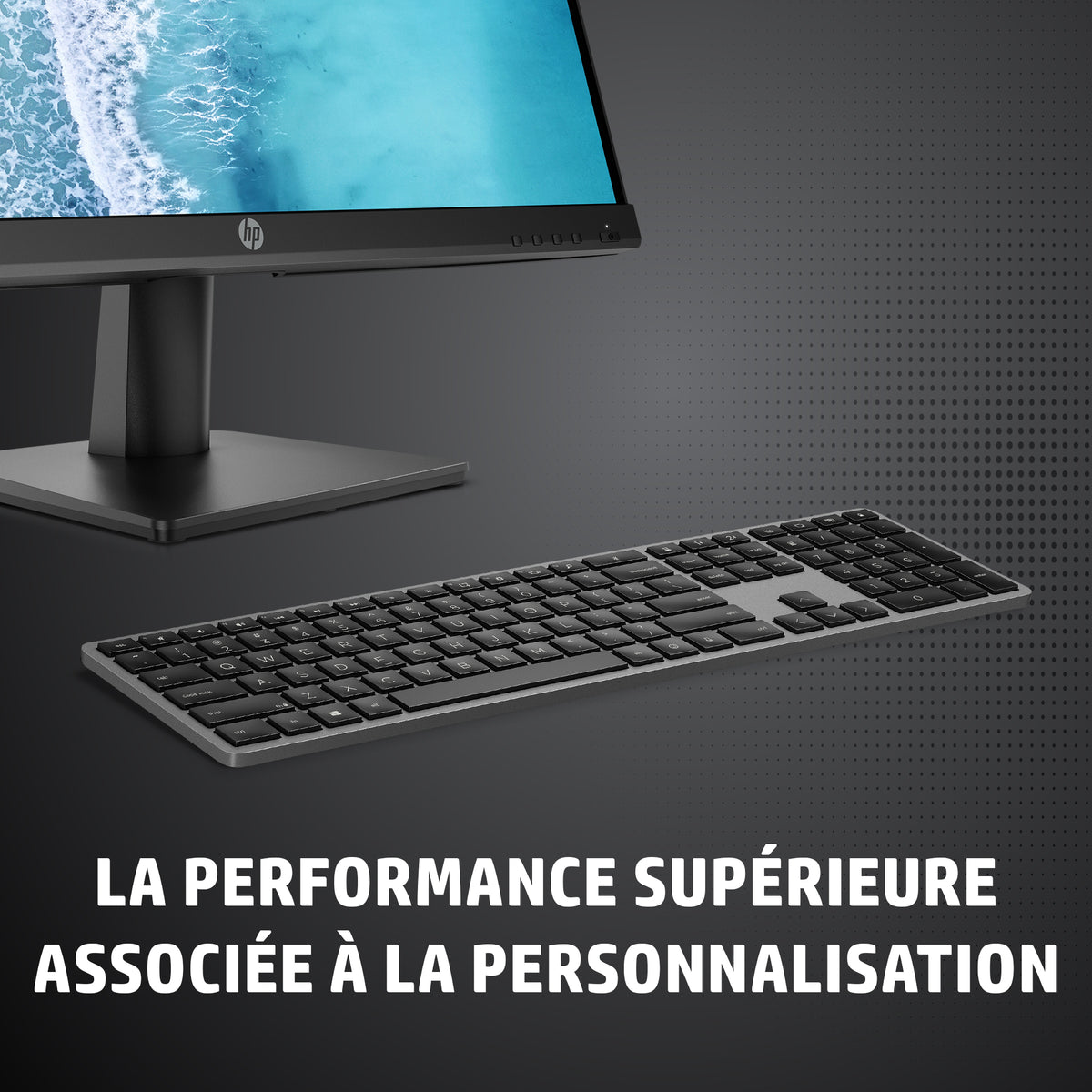 HP Clavier sans fil 975 Double Mode, Rétroéclairé, Batterie Rechargeable