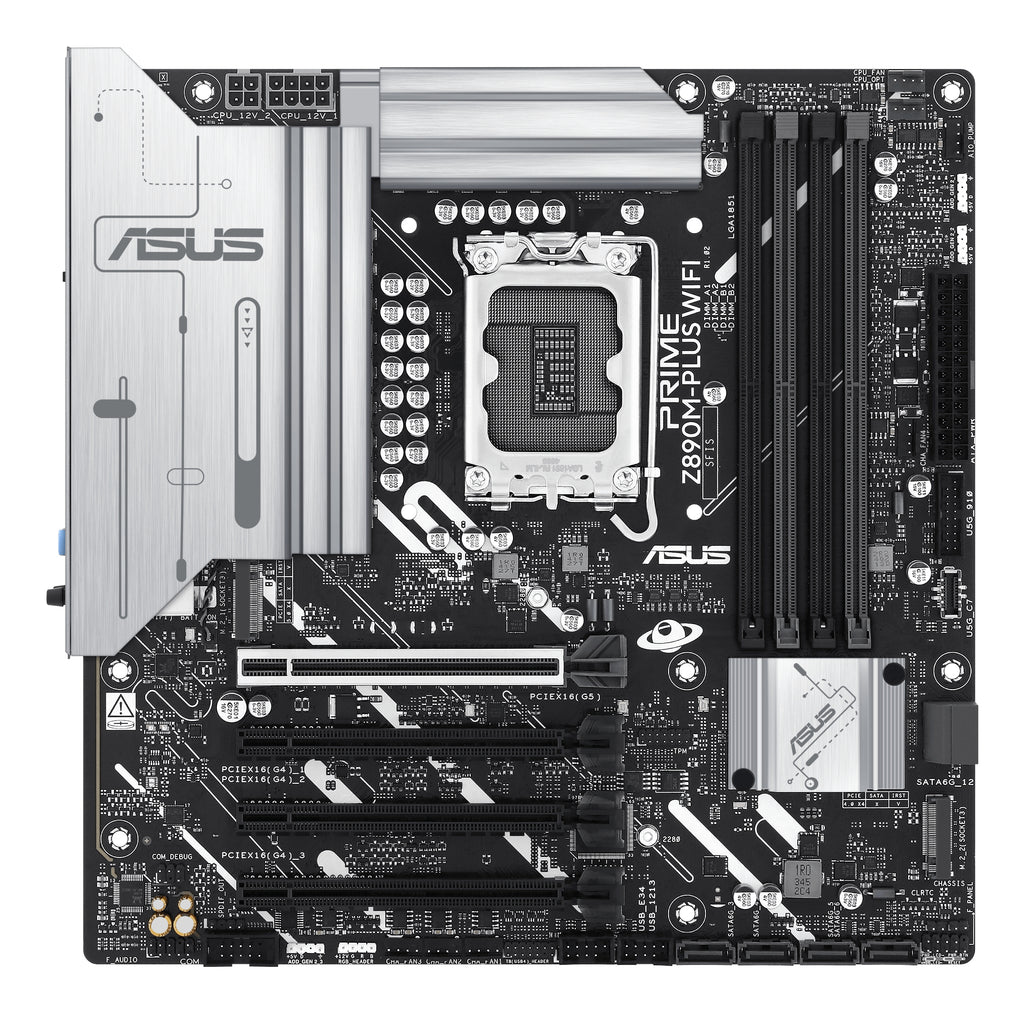 ASUS PRIME Z890M-PLUS WIFI Intel Z890 LGA 1851 (Socket V1) micro ATX