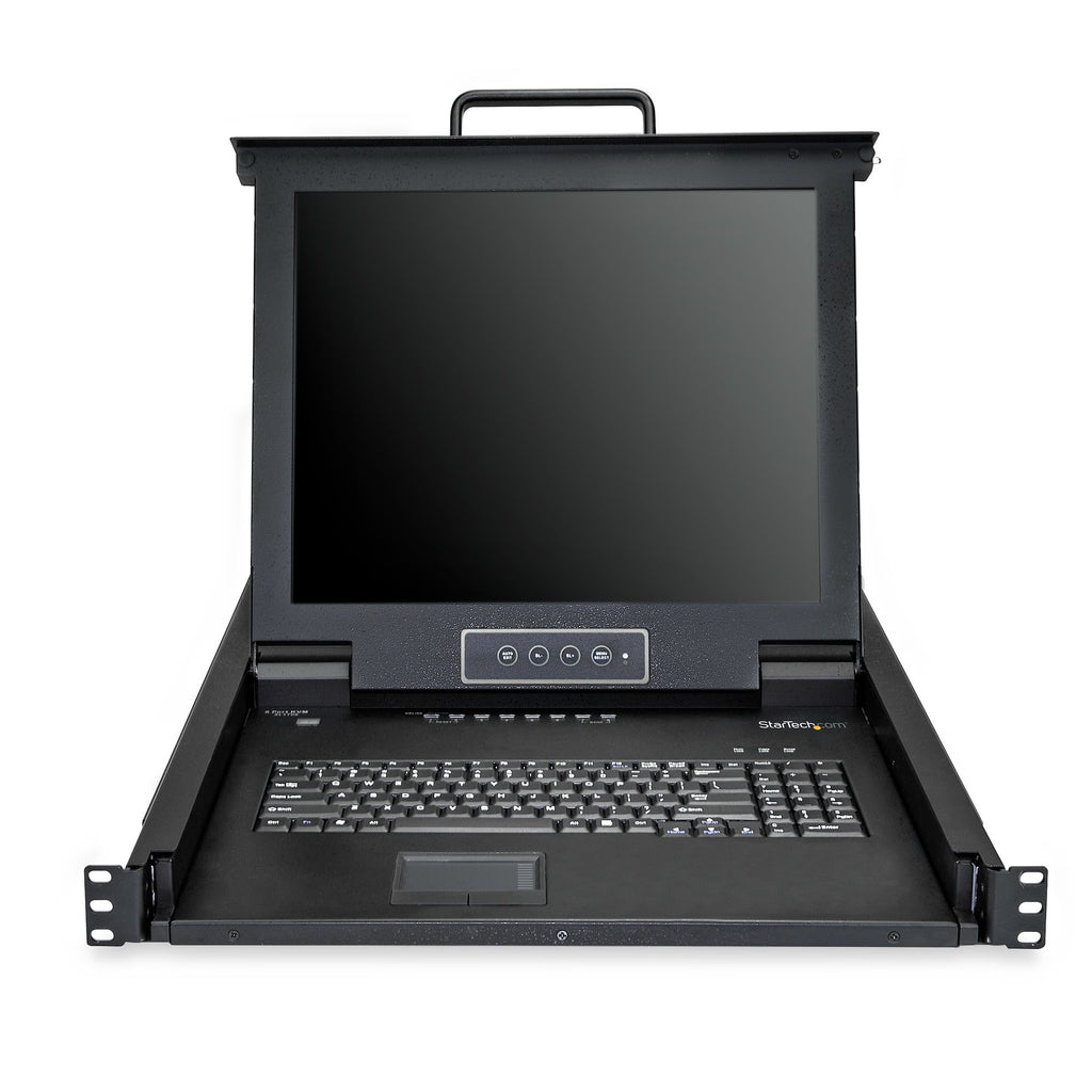 StarTech.com RKCONS1708K support d'ordinateurs 43,2 cm (17") 1280 x 1024 pixels Acier Noir 1U - vue 4