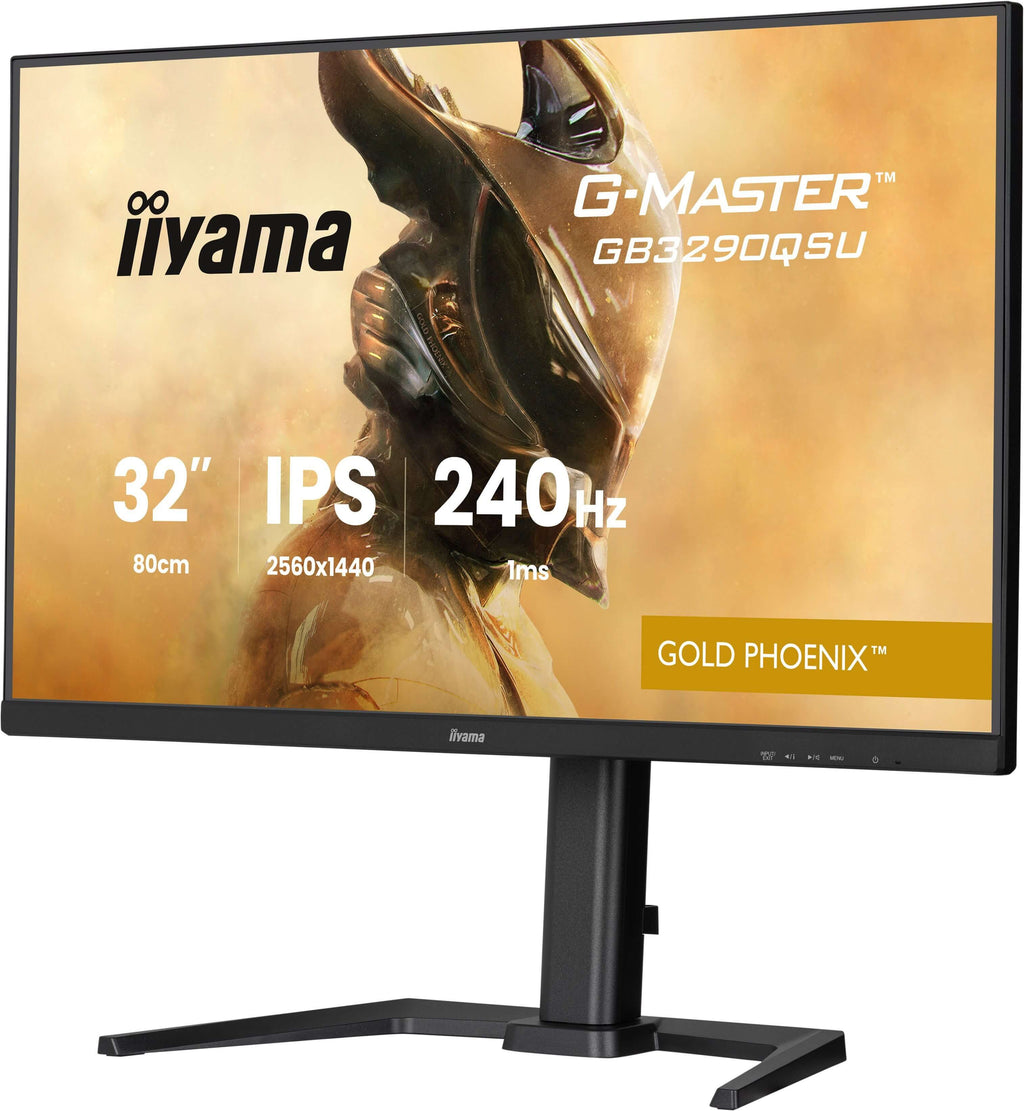iiyama G-MASTER GB3290QSU-B1 écran plat de PC 80 cm (31.5") 2560 x 1440 pixels Quad HD LED Noir