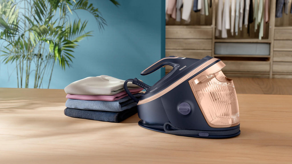 Philips Centrale Vapeur PerfectCare Série 7000, Semelle SteamGlide Elite, Technologie OptimalTEMP