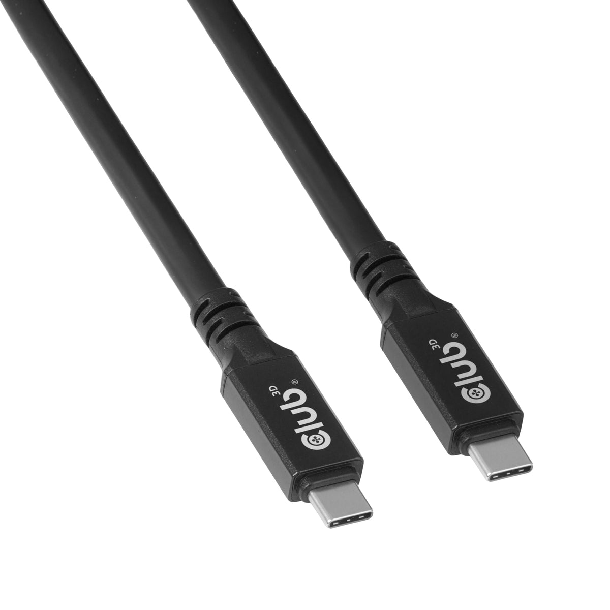 CLUB3D Câble USB-C® 8K 60 Hz, 100 W, 20 Gbps, USB4, 9 m / 29,53 pieds