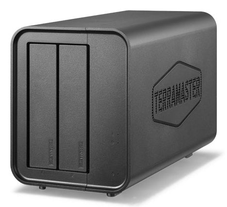 TerraMaster D2-320 boîtier de disques Bureau Noir
