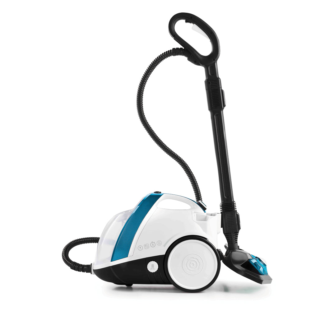 Polti Vaporetto Smart 100_B Nettoyeur vapeur traineau 1500 W Bleu, Blanc