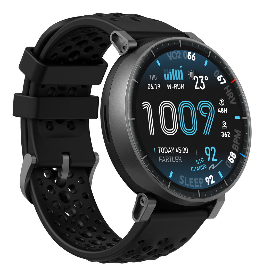 Amazfit Active Max 3,81 cm (1.5") AMOLED Numérique 480 x 480 pixels Écran tactile Noir
