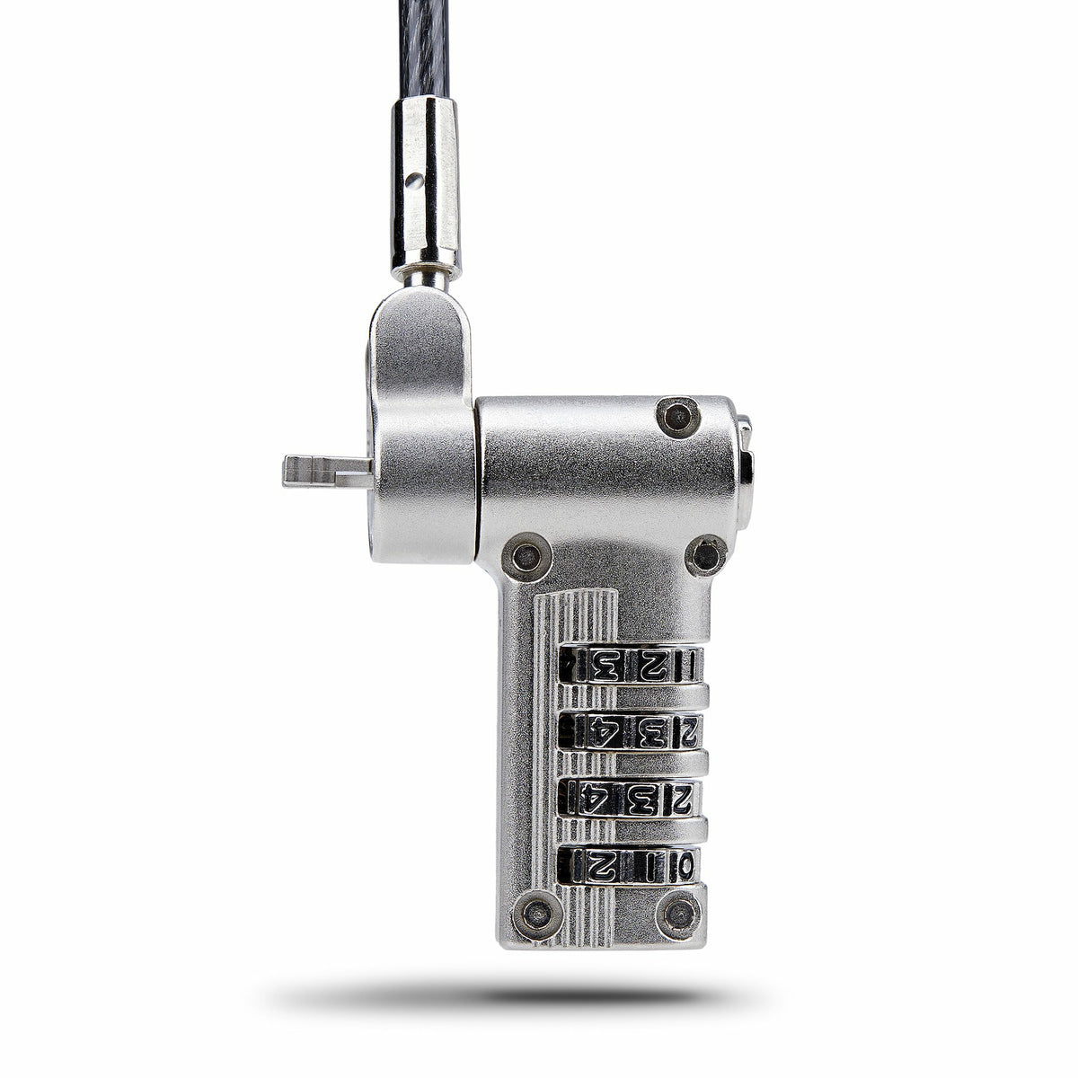StarTech.com Antivol Universel pour Ordinateur Portable 2m, Câble de Sécurité à Combinaison pour Noble Wedge, Nano et K-