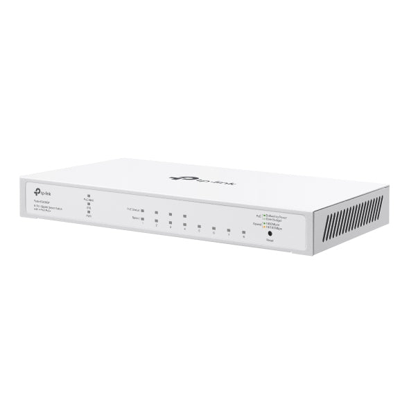 TP-Link FESTA FS308GP Commutateur Réseau Géré Gigabit Ethernet PoE, 8 Ports RJ-45, 2 SFP, Blanc