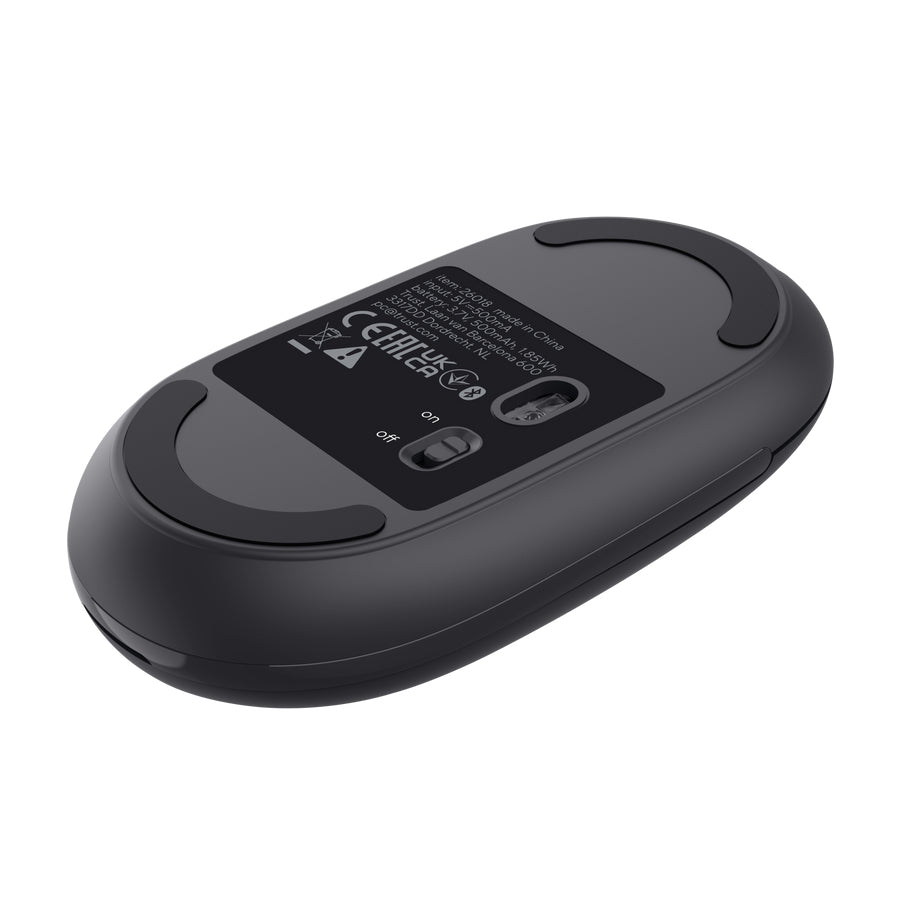 Trust Seron Slim Multi souris Bureau Ambidextre RF sans fil + Bluetooth Optique 3200 DPI
