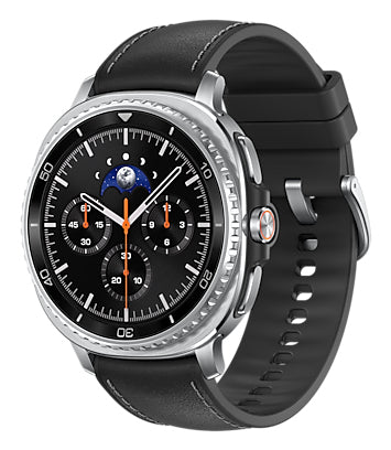 Samsung Samsung Galaxy Watch 8 Classic 3,3 cm (1.3") AMOLED 46 mm Numérique 438 x 438 pixels Écran tactile 4G Argent Wifi GPS (satellite)