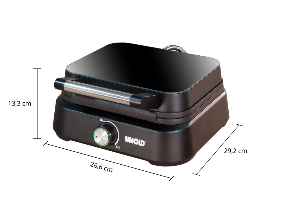 Unold 48275 moule à gauffres 2 gauffre(s) 1500 W Noir