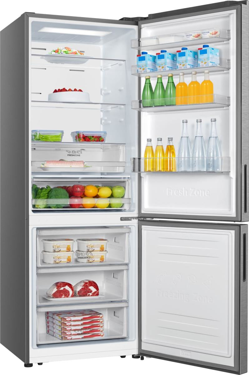 Gorenje NRK720EAXL4 réfrigérateur-congélateur Pose libre 495 L Gris - vue 3