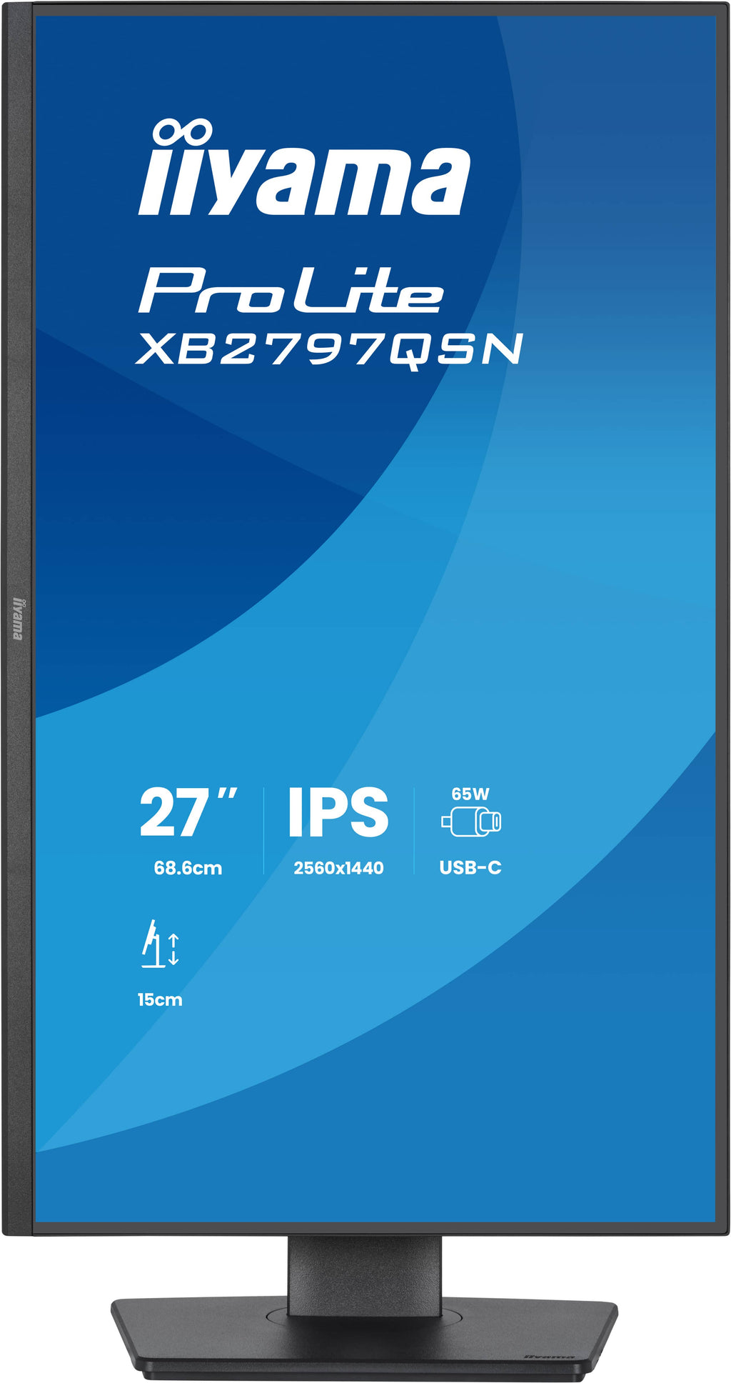 iiyama ProLite XB2797QSN-B1 écran plat de PC 68,6 cm (27") 2560 x 1440 pixels Quad HD LCD Noir