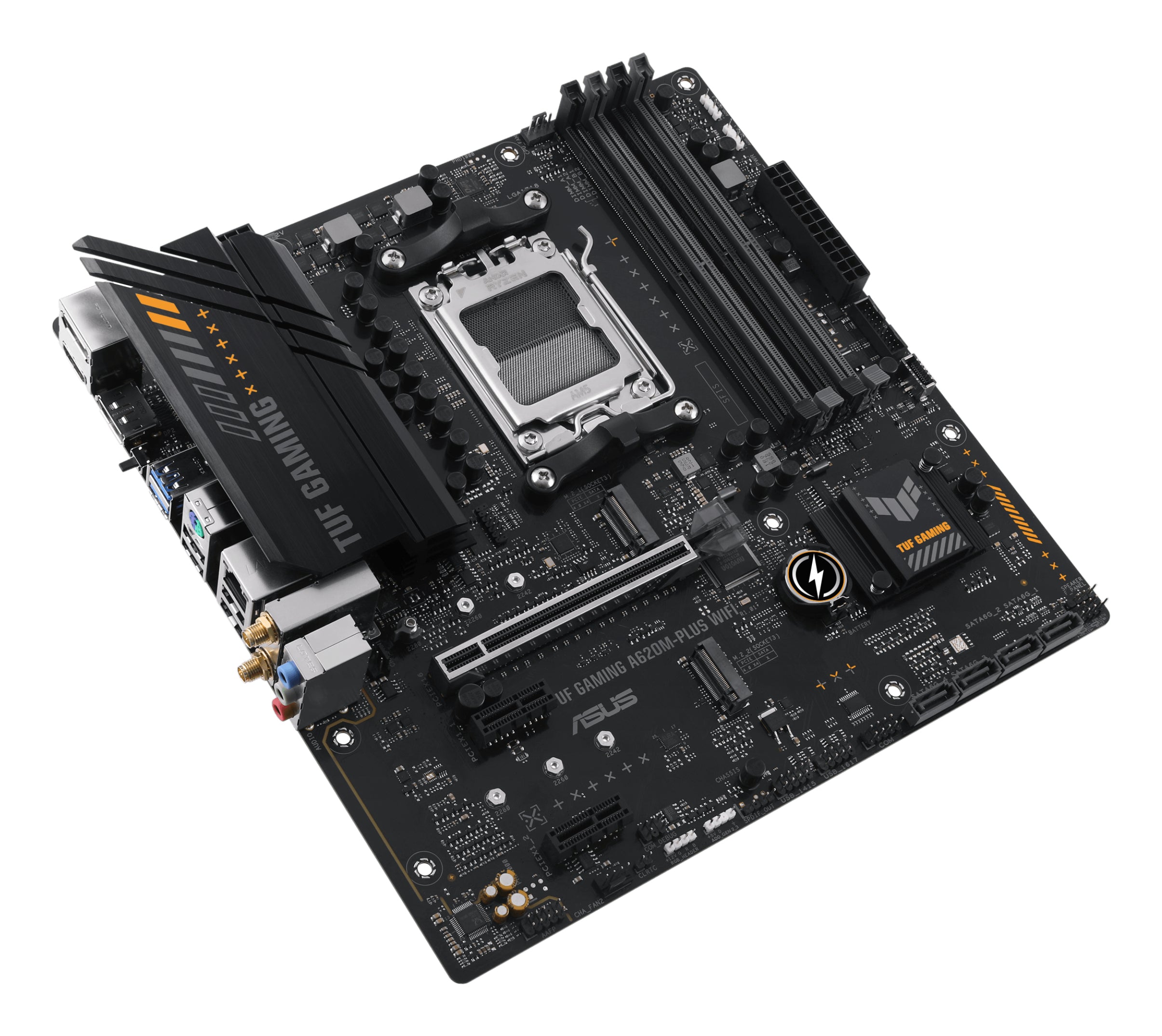ASUS TUF GAMING A620M-PLUS WIFI AMD A620 Emplacement AM5 micro ATX
