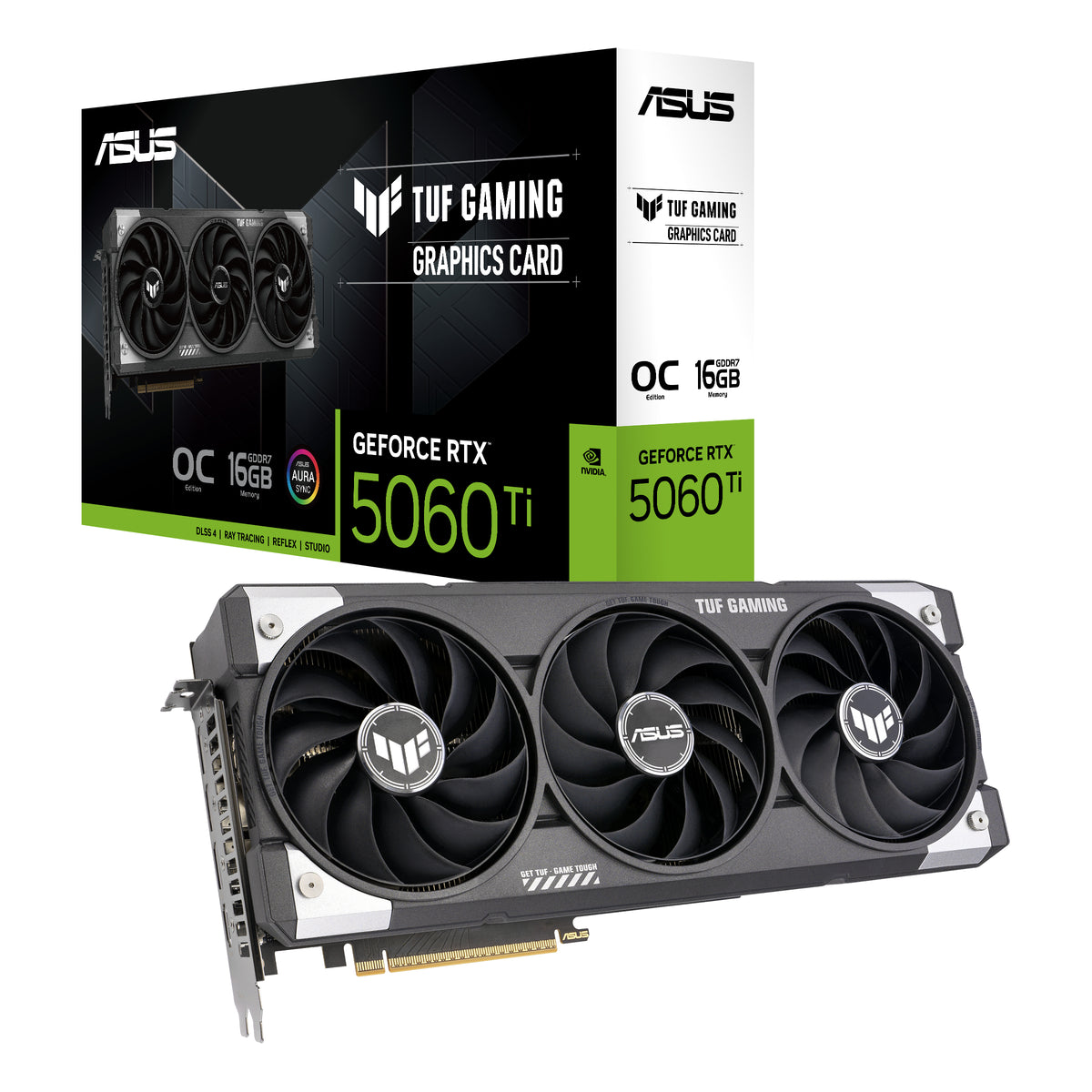 ASUS TUF Gaming TUF-RTX5060TI-O16G-GAMING NVIDIA GeForce RTX 5060 Ti 16 Go GDDR7