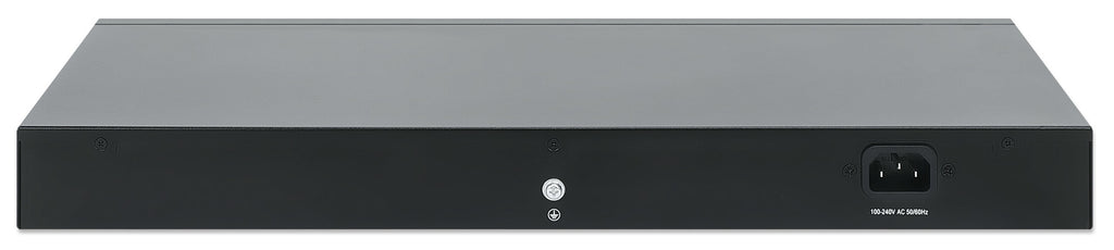 Intellinet Commutateur Réseau Gigabit PoE+ 24 Ports et 2 Ports SFP, Budget 370W, Rack 19"