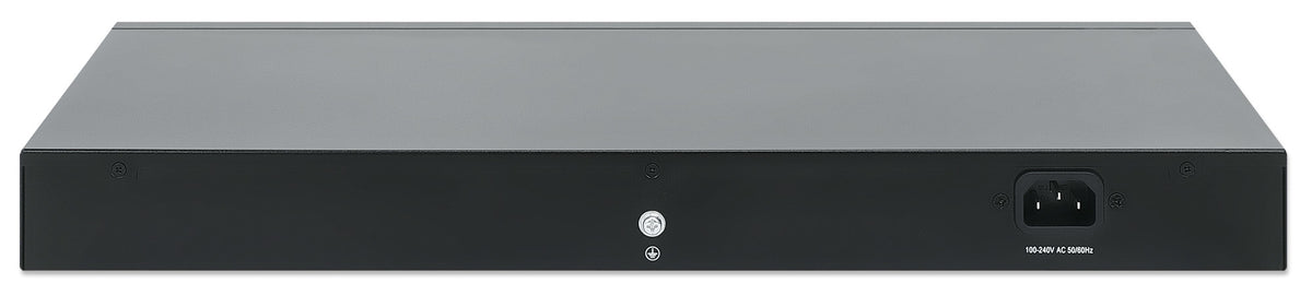Intellinet Commutateur Réseau Gigabit PoE+ 24 Ports et 2 Ports SFP, Budget 370W, Rack 19"