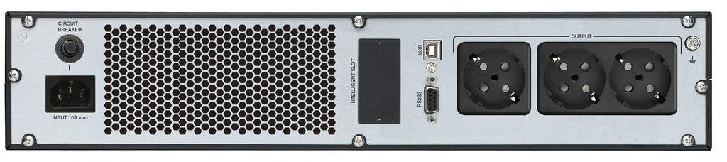 FSP Champ Rack 1K alimentation d'énergie non interruptible Double-conversion (en ligne) 1 kVA 900 W 3 sortie(s) CA