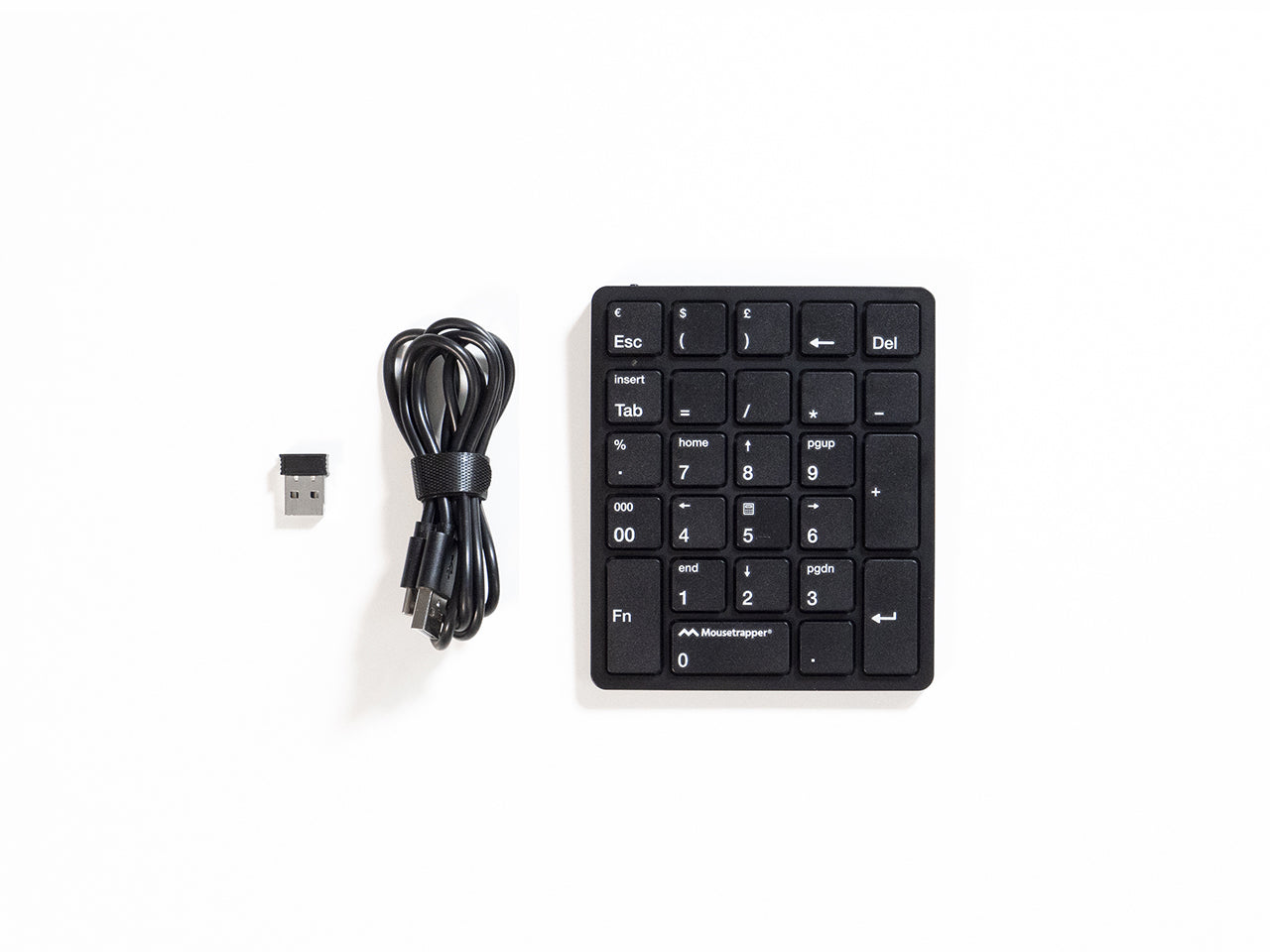 Mousetrapper NumPad clavier numérique Universel RF sans fil Noir