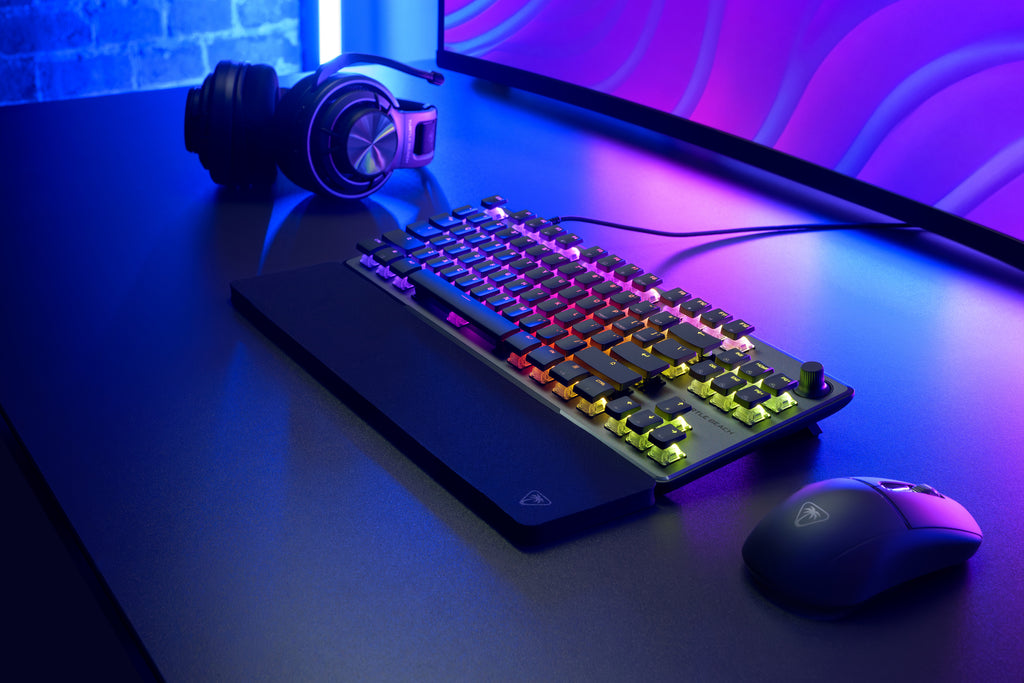 Turtle Beach Clavier gaming RGB mécanique magnétique Vulcan II TKL Pro