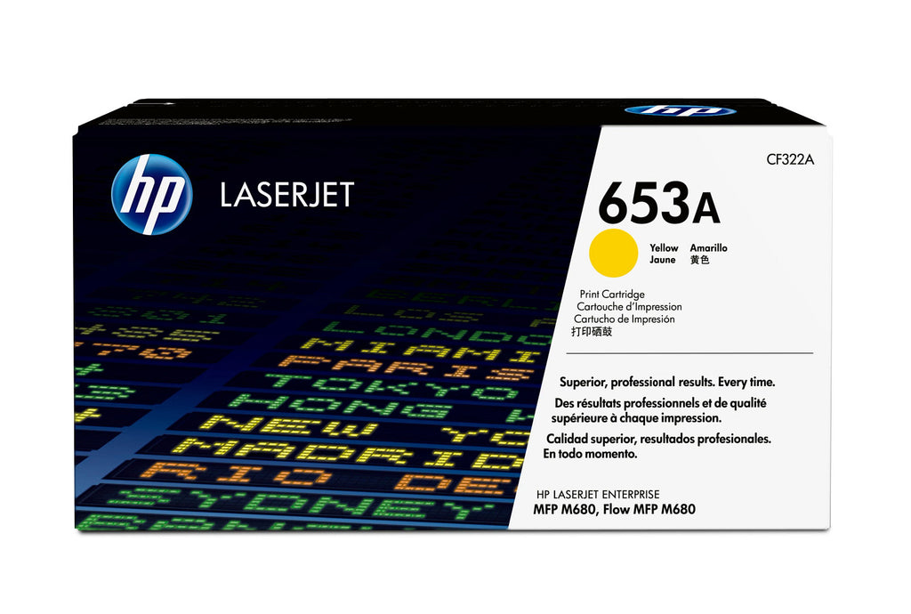 HP 653A Toner LaserJet, Jaune, Authentique