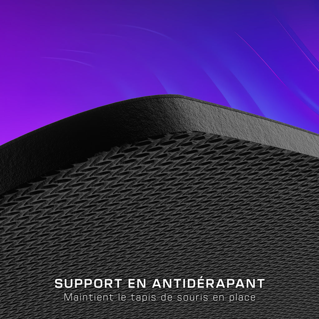 Turtle Beach Sense Core XXL Ultra-Wide Tapis de souris PC Gaming - support en caoutchouc antidérapant, surface en tissu 