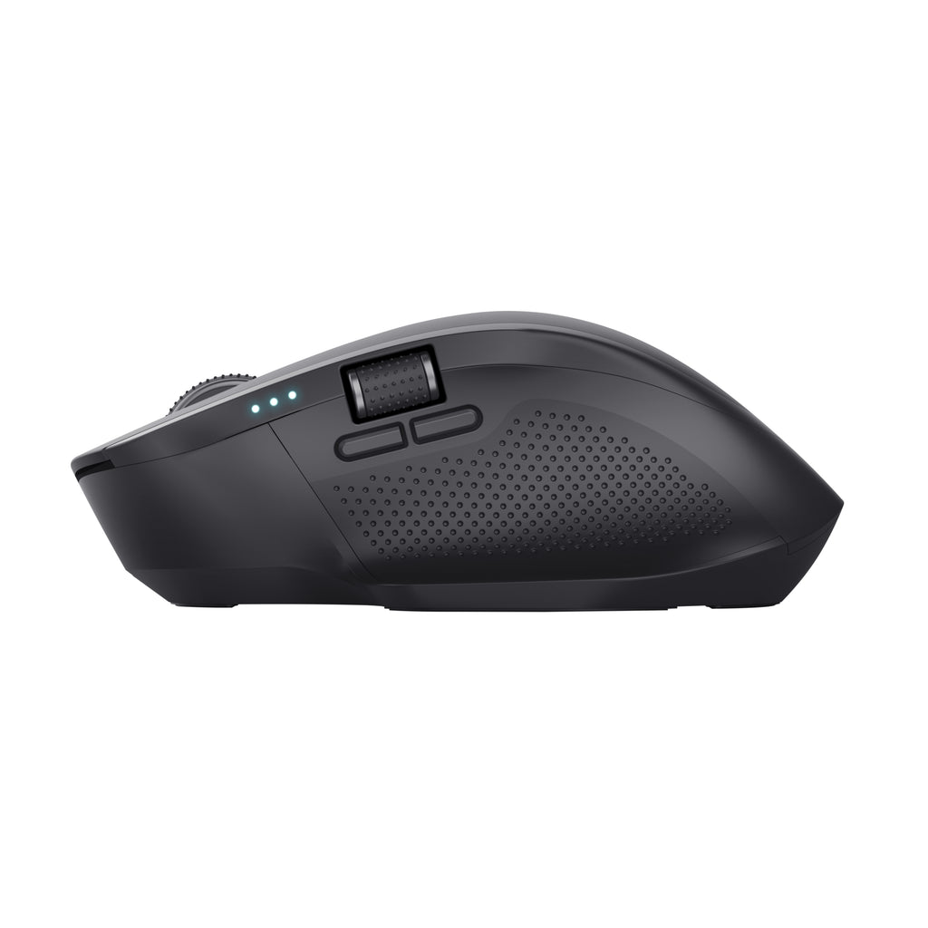 Trust Ozaa+ Souris de Bureau sans fil RF et Bluetooth, Optique 3200 DPI, pour Droitier