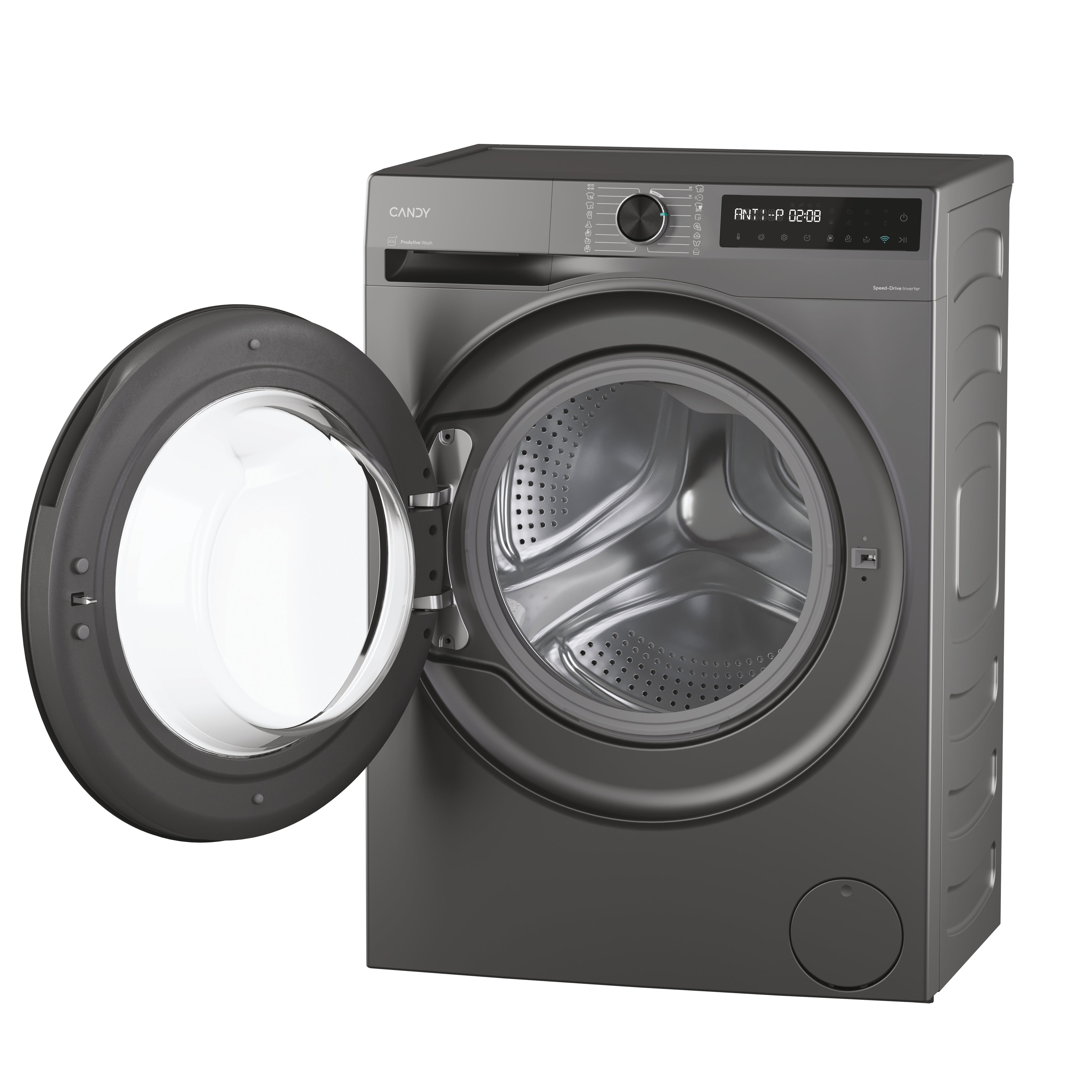 Candy BR 47SBL8G-S machine à laver Charge avant 7 kg 1400 tr/min Gris