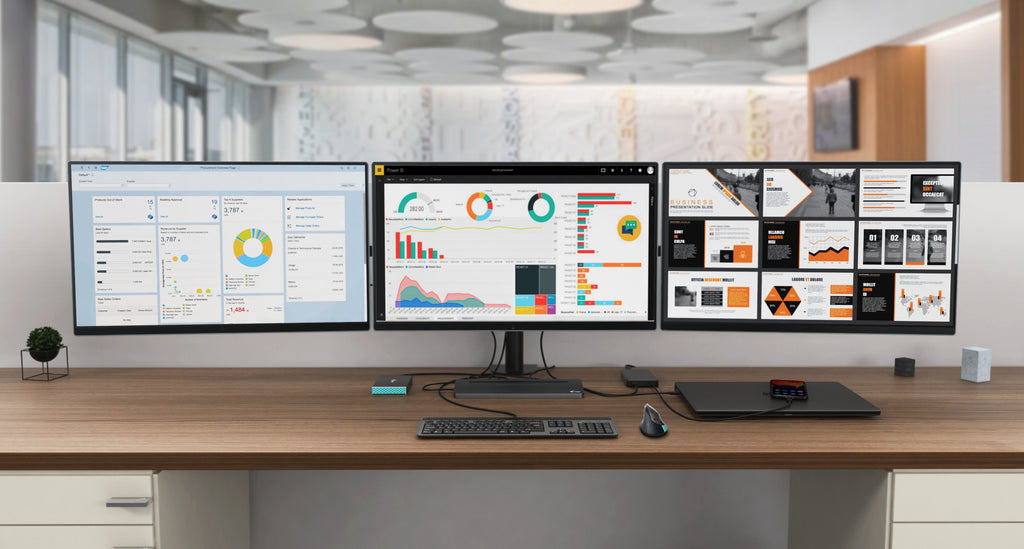 i-tec Station d'accueil USB-C Ergonomique Métallique 4K Triple Affichage et Power Delivery 85W