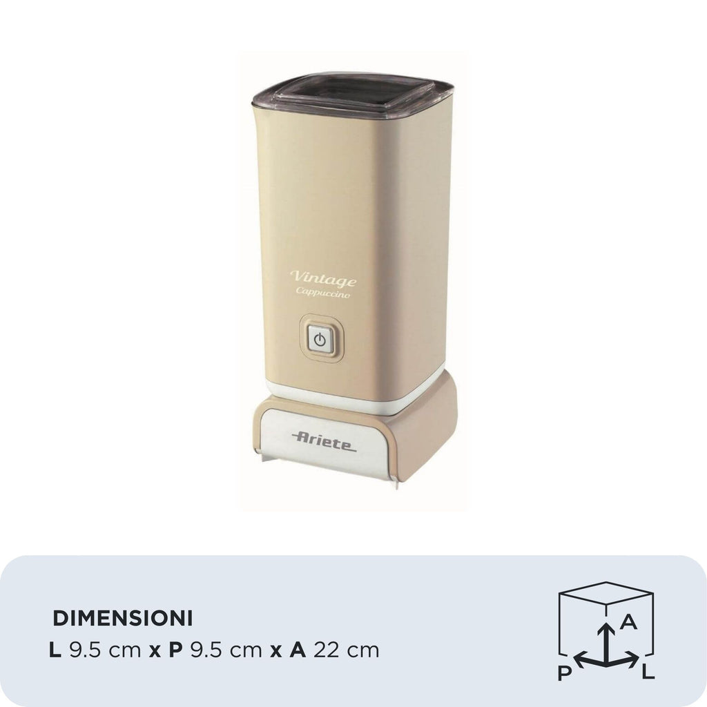 Ariete 2878/03 Mousseur/Chauffe-lait automatique Beige - vue 2