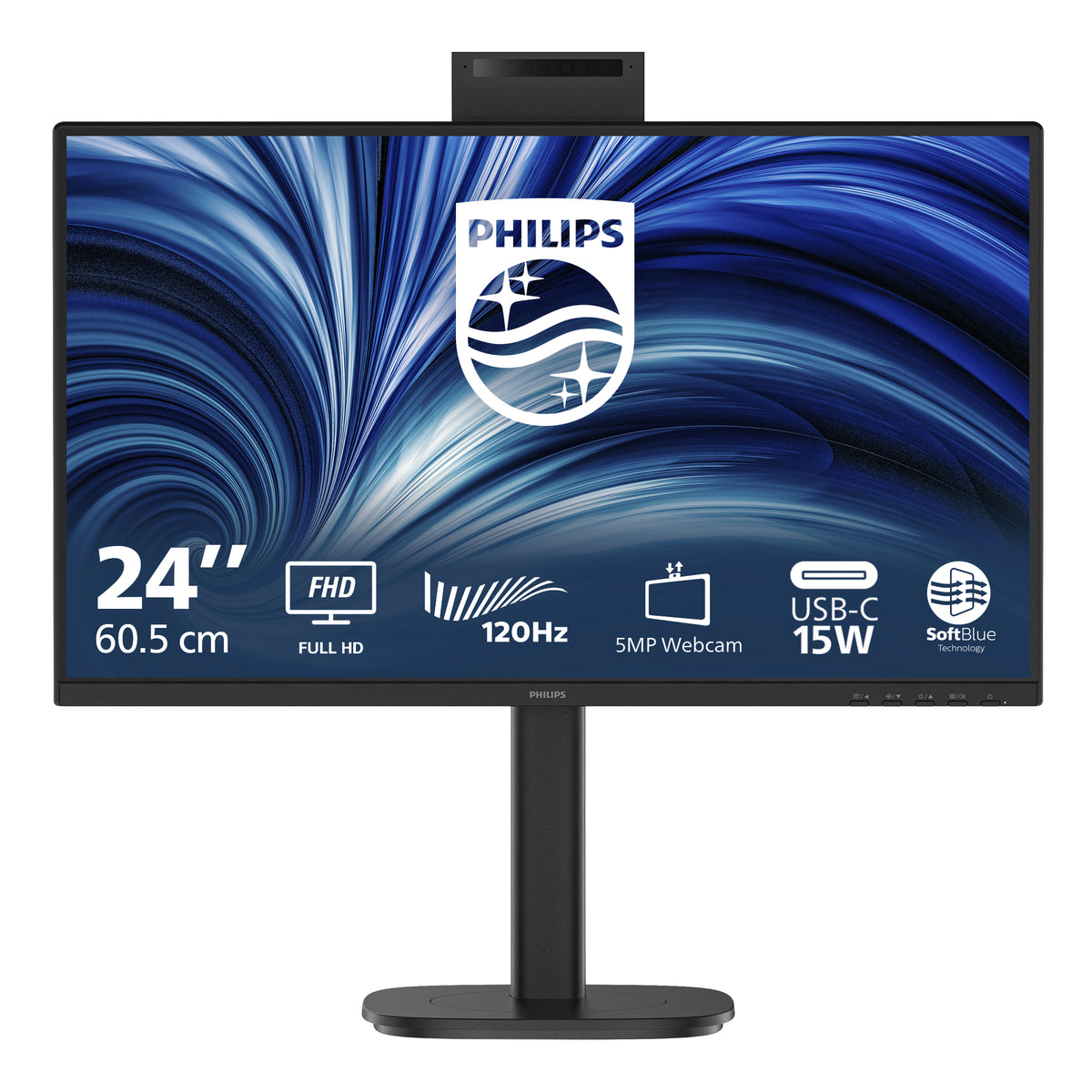 Philips 3000 series 24B2N3200JH/00 Moniteur PC 23.8" Full HD 1920 x 1080 LCD Noir