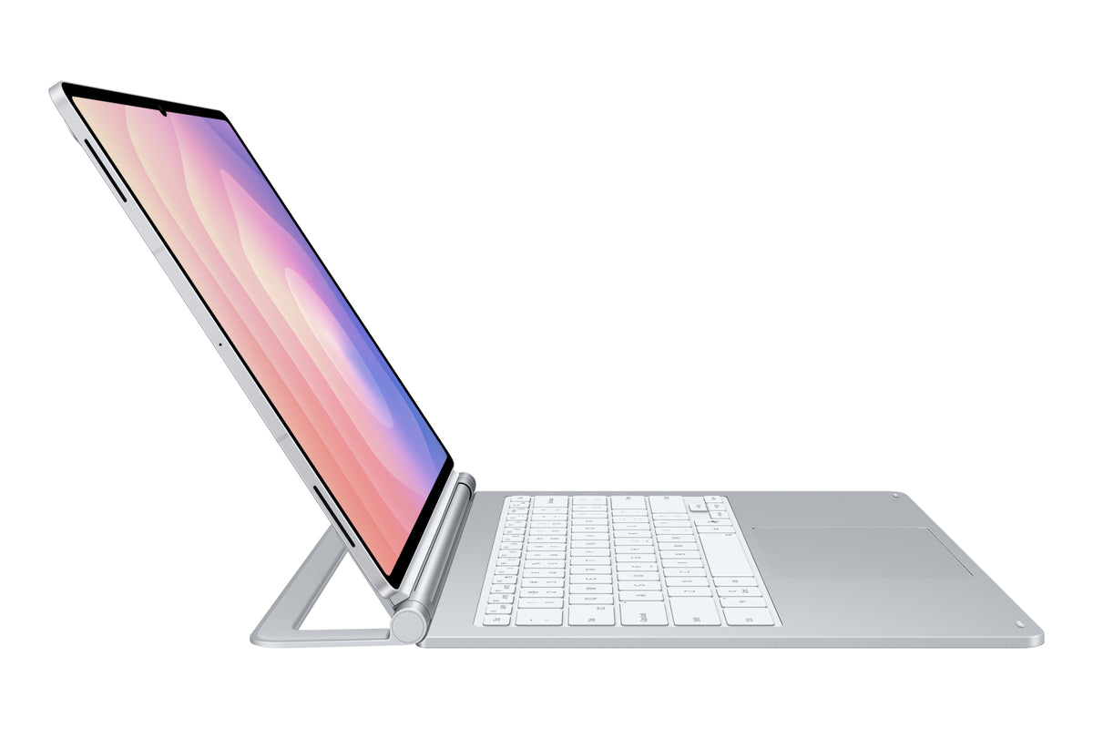 Samsung EF-DX935 Clavier QWERTZ Allemand Pogo Pin Argent