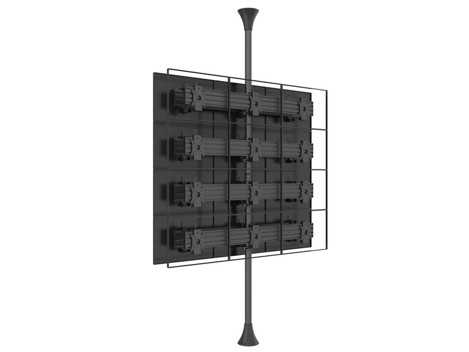 Support de Montage pour Moniteurs Multibrackets 6300, Acier, Noir