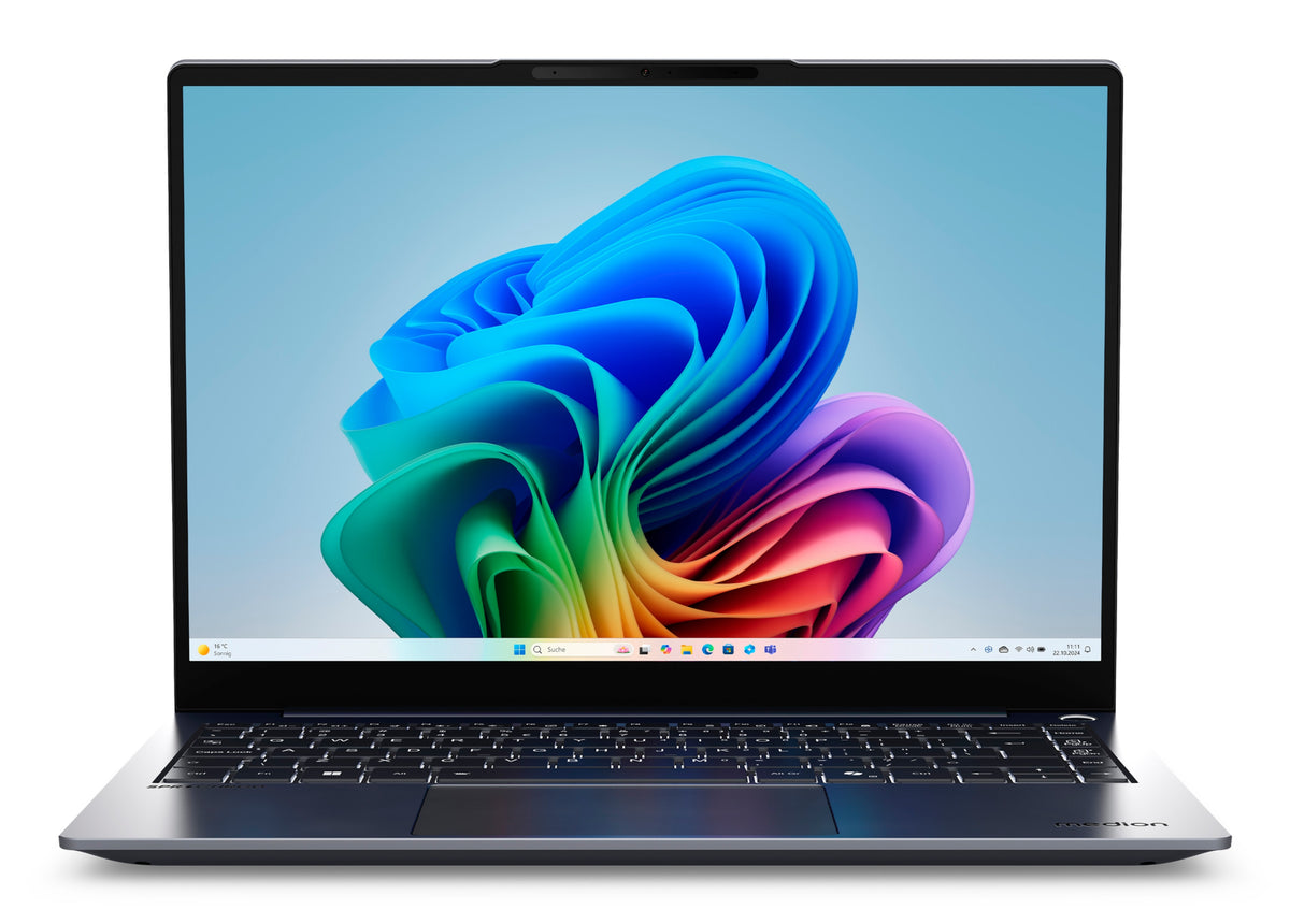 MEDION SPRCHRGD 14 S2 Copilot+ PC, Intel Core Ultra 5 228V, 14" WQXGA+, 32 Go LPDDR5x, 512 Go SSD, Wi-Fi 7, Windows 11 H