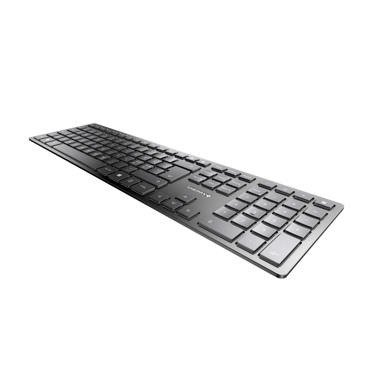 CHERRY KW 9100 SLIM clavier Universel RF sans fil + Bluetooth QWERTY Nordique Noir
