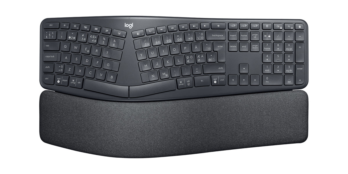 Logitech ERGO K860 Split for Business Tastatur Trådløs Nordic