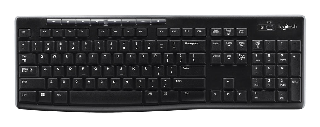 Logitech Wireless Keyboard K270 Tastatur Trådløs