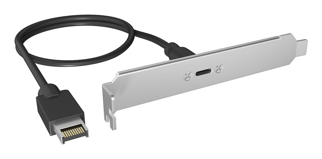 Panneau Arrière USB Type-C avec Connecteur Interne USB Type-E, USB 3.2 Gen 2x2, IB-AC553