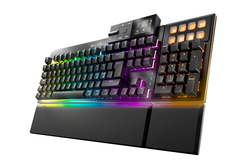 be quiet! Dark Mount Silent Linear Clavier Gaming Mécanique USB QWERTZ Allemand Noir
