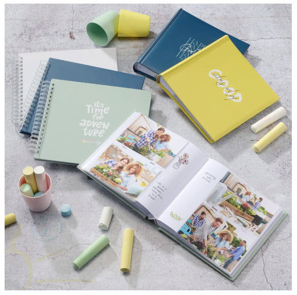 Hama Good Things Album Photo Jaune, 100 Feuilles 10 x 15 cm, Reliure Spiralée