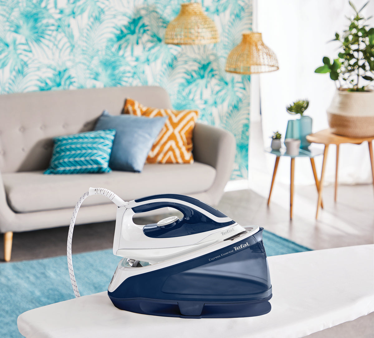 Tefal Express Essential SV6116 2200 W 1,4 L Bleu, Blanc