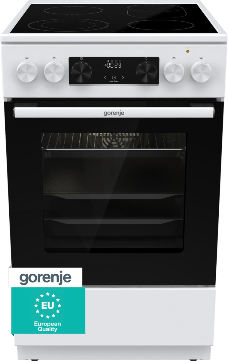 Gorenje GECS5C70WA Cuisinière Electrique Céramique Blanc
