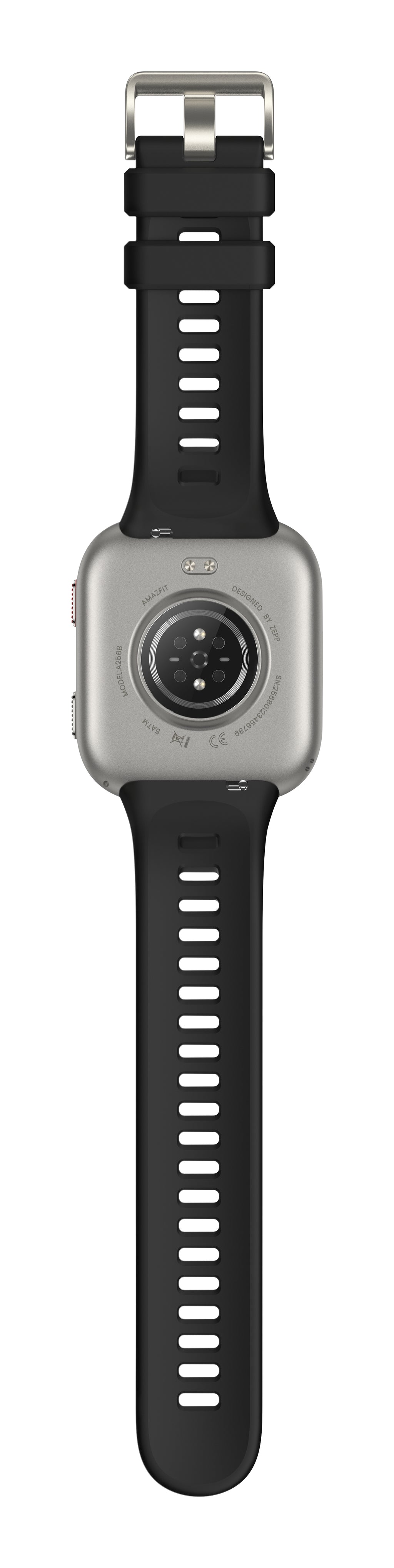 Montre Connectée Bip Max, Écran AMOLED 5,26 cm (2.07"), 432 x 514 pixels, GPS, Wifi, Argent
