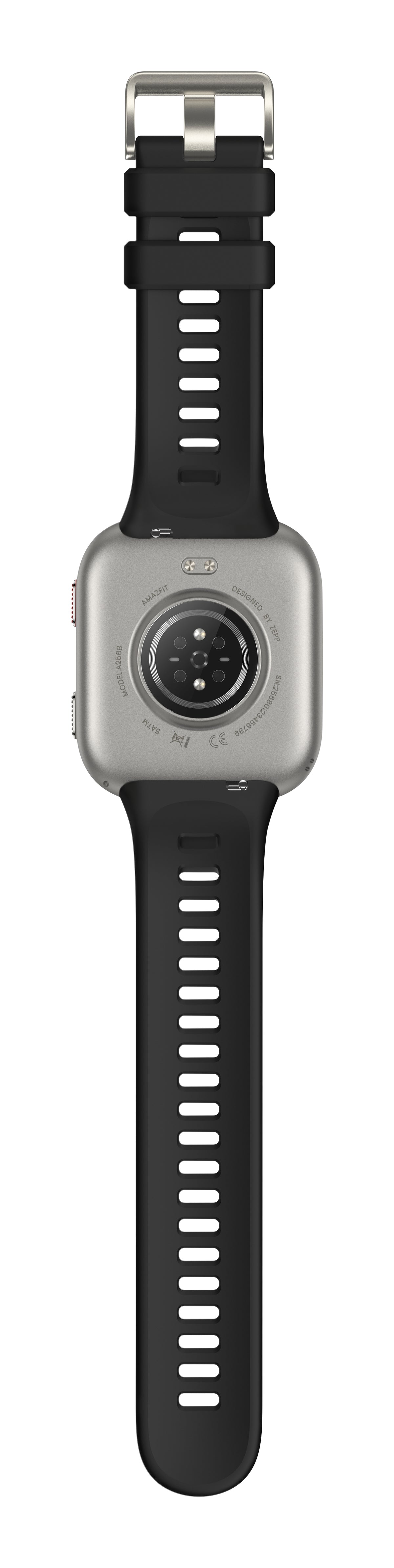 Montre Connectée Bip Max, Écran AMOLED 5,26 cm (2.07"), 432 x 514 pixels, GPS, Wifi, Argent