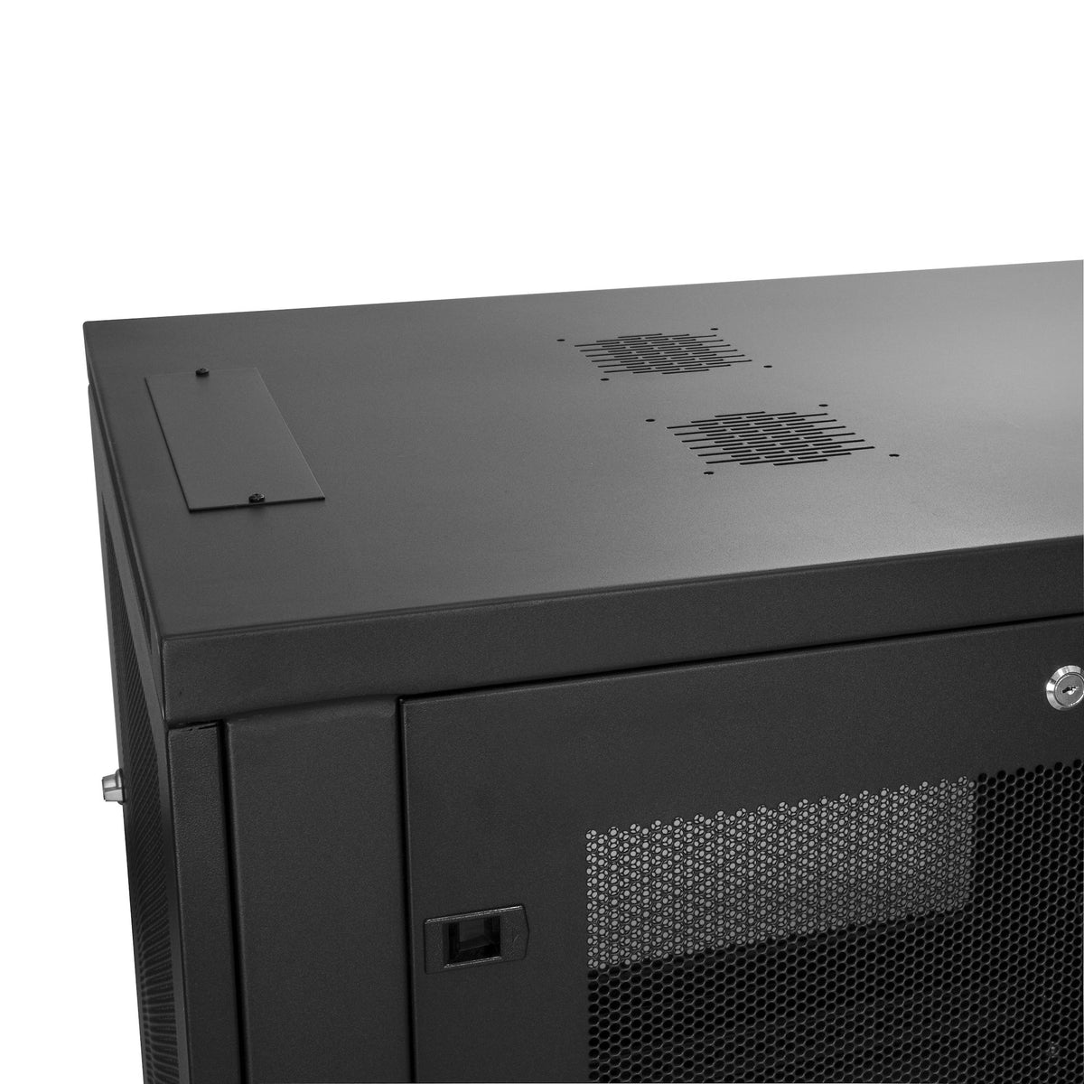 StarTech.com Armoire Réseau Murale 6U avec Étagère 1U, Rack Serveur 19" à Charnières et Ventilée