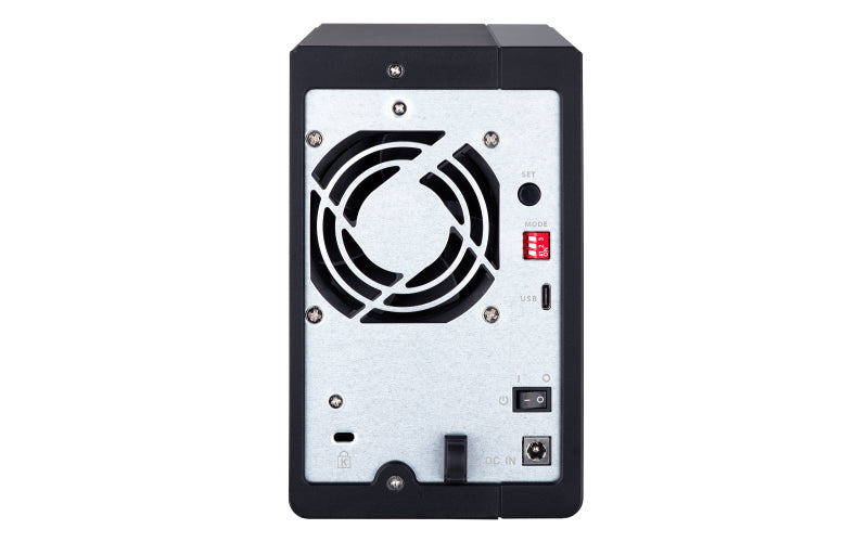 QNAP TR-002 Boîtier de Stockage RAID pour Disques Durs et SSD 2,5/3,5 pouces, Noir