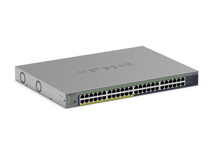 NETGEAR GS748PP Switch Gigabit Ethernet Non-géré 48 Ports PoE, Gris