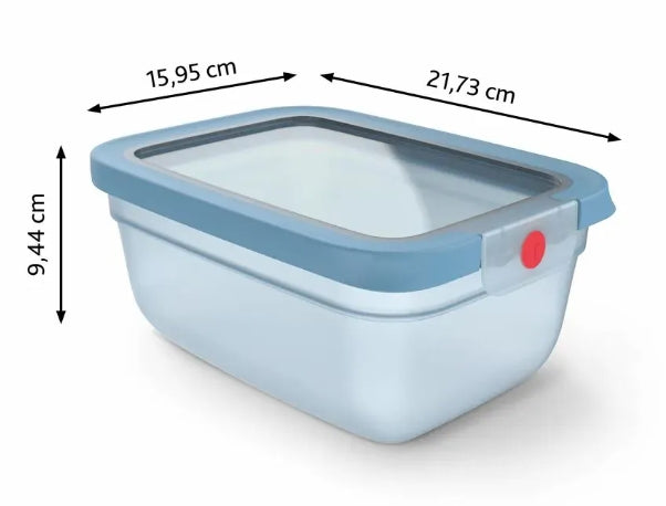 FOOD BOX 1.5L ONECLICK BLUE - vue 2