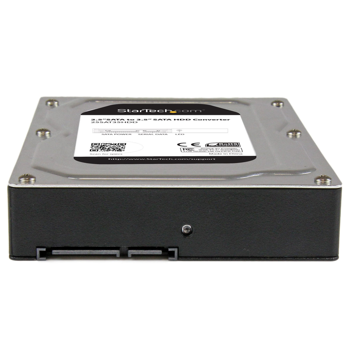 StarTech.com Boîtier Adaptateur en Aluminium pour DD/SSD SATA 2,5" vers 3,5", jusqu'à 12,5 mm