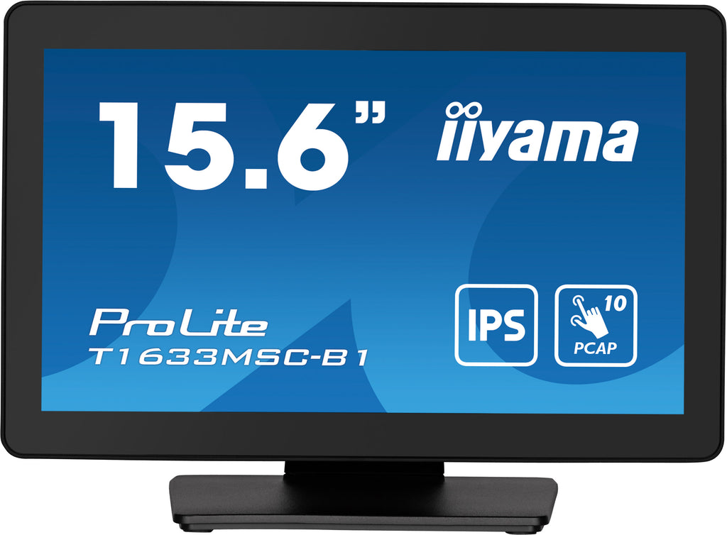iiyama ProLite T1633MSC-B1 Écran Tactile 15.6" Full HD 1920 x 1080 LCD Noir