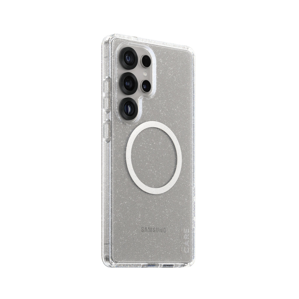 PanzerGlass PanzerGlass CARE™ by ® Urban Combat Case Star Lit w. White Qi Compatible Samsung Galaxy S25 Ultra coque de protection pour téléphones portables Housse Transparent